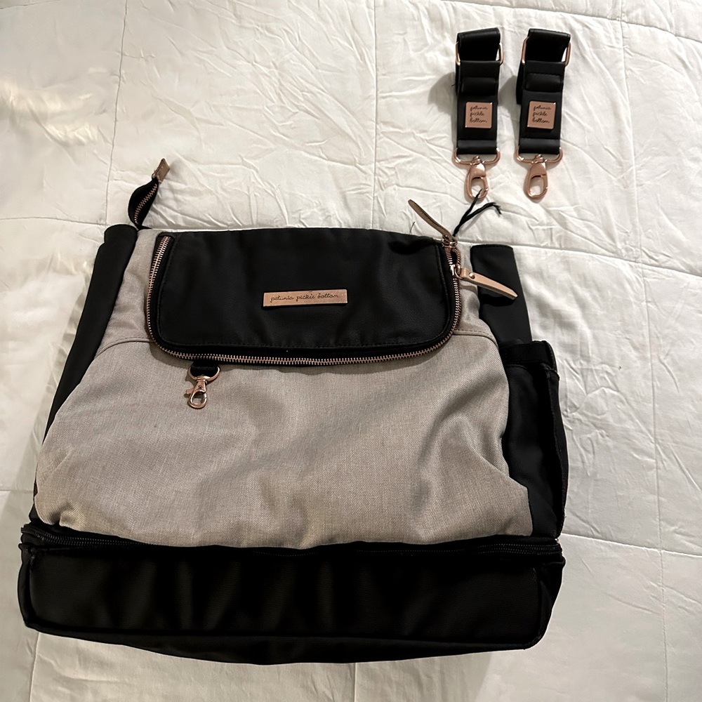 Petunia Pickle Bottom Diaper Bag with stroller straps